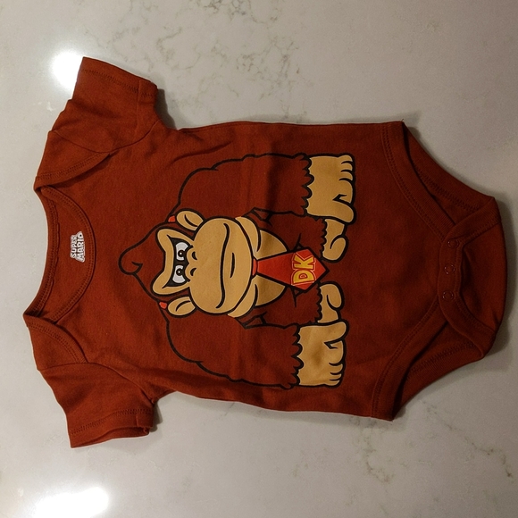 Nintendo One Pieces Bogo Donkey Kong Super Mario Onesie 69 Months